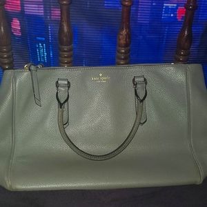 Kate spade new York gray leather purse